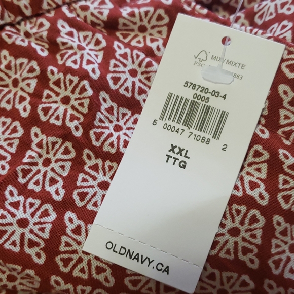 NWT Plus size XXL mid-rise old Navy pull on pants - Picture 6 of 7